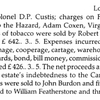 Receipt and Invoice, from Robert Cary and Company, March 1, 1758